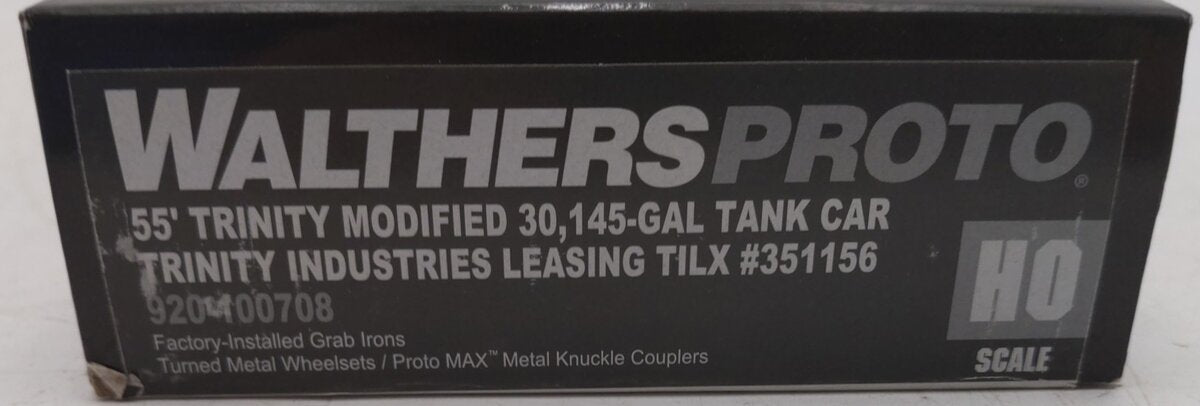 Walthers 920-100708 HO TILX 55' Trinity Modified 30,145-Gal Tank Car #351156