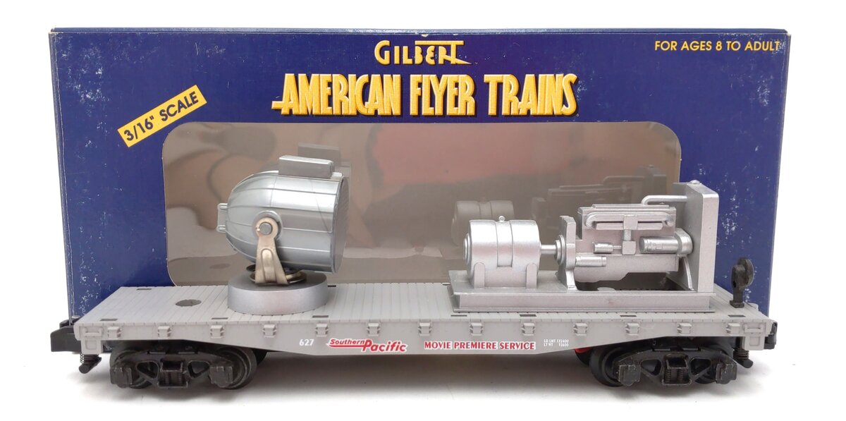 American Flyer 6-48516 S Scale Southern Pacific Operating Searchlight Car #627 LN/Box