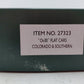 Bachmann 27323 On30 Colorado & Southern Wood Flat Car #1070