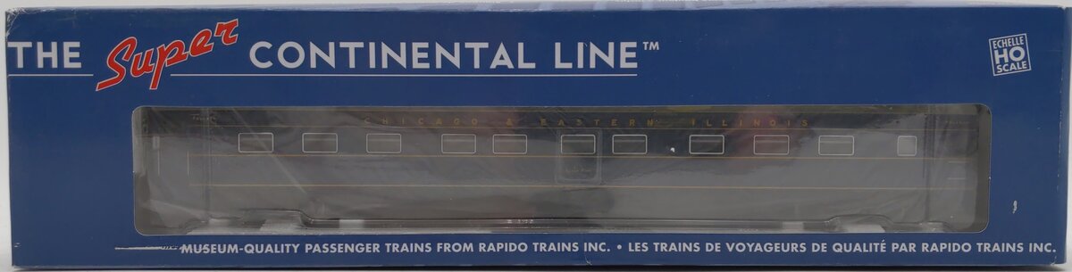Rapido Trains 113019 HO Chicago & Eastern Illinois 6-4-6 Sleeper (Slash Pine)