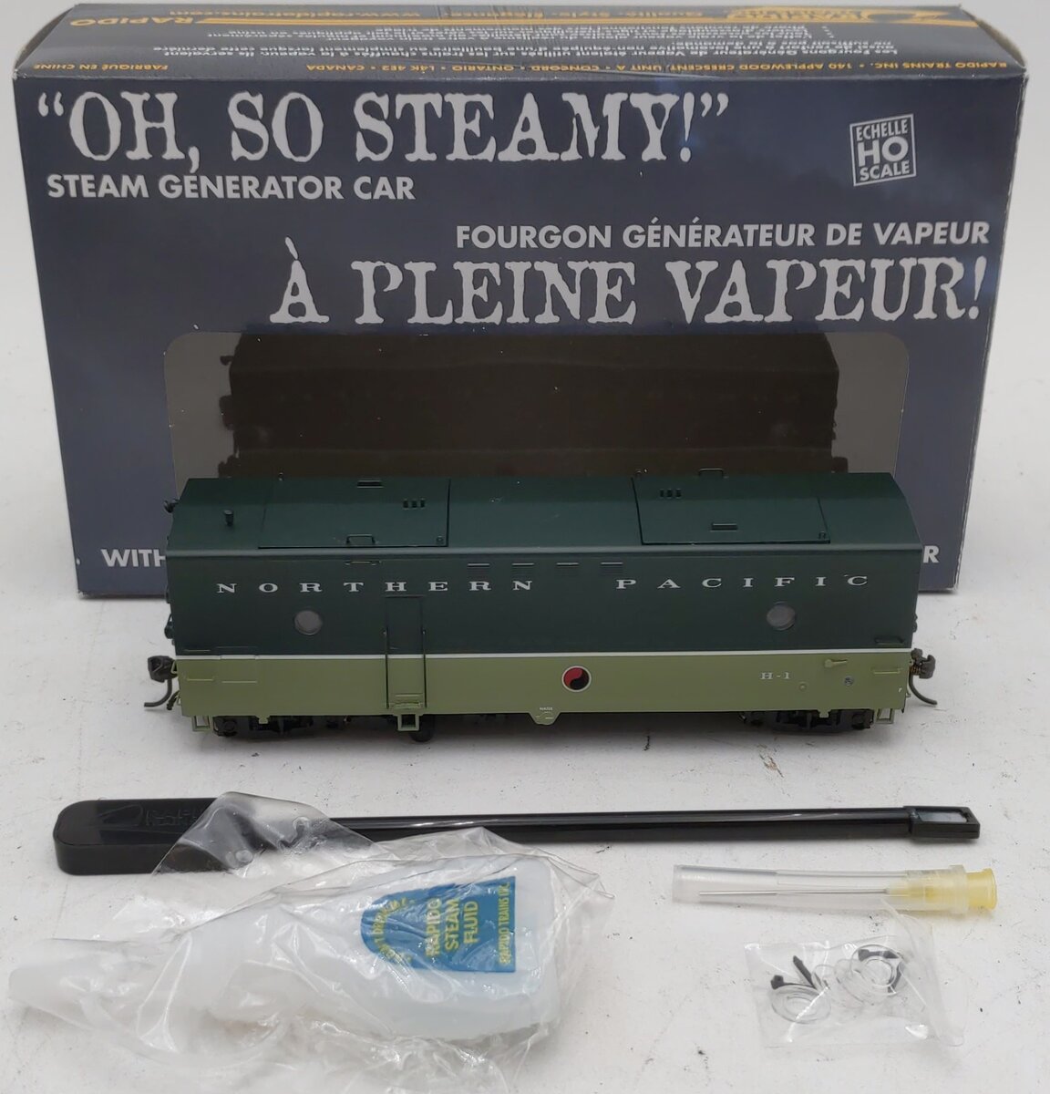 Rapido 107143 HO Northern Pacific Steam Generator Car #H-1