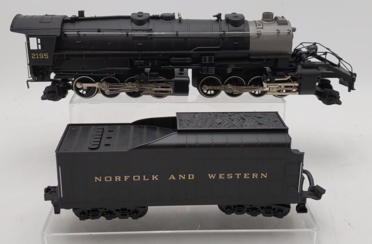 MTH 30-1163-0 O Norfolk & Western 2-8-8-2 Y6b Steam Engine #2195 with LocoSound LN/Box