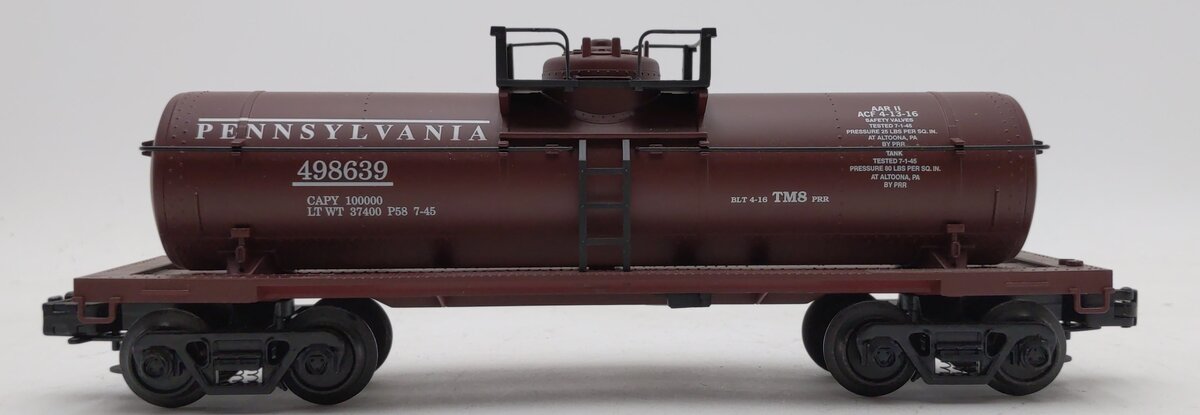 Industrial Rail IDM6002 O Gauge Pennsylvania 1-Dome Tank Car #498639 LN/Box