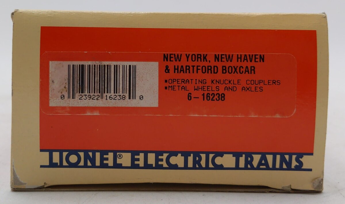 Lionel 6-16238 O Gauge New York, New Haven, & Hartford Boxcar #16238 LN/Box