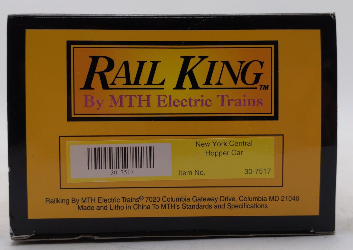 MTH 30-7517 O Gauge New York Central Hopper Car #831916 LN/Box