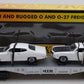 MTH 30-7692 O Gauge MTH Auto Transportation Flatcar w/ 2 Ertl '70 Ford Torinos LN/Box