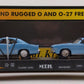 MTH 30-7634 O Gauge MTH Auto Transport Flatcar w/2 Ertl '69 Chevrolet Camaros MT/Box