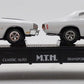 MTH 30-7680 O Gauge MTH Transport Flatcar w/Ertl '70 Chevelles LN/Box