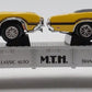 MTH 30-7693 O Gauge MTH Auto Transportation Flatcar w/2 Ertl 1970 Olds 442 Cars LN/Box