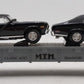 MTH 30-7661 O Gauge MTH Auto Transport Flatcar with Ertl '70 Novas #1970 LN/Box