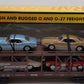 MTH 30-7638 O Gauge MTH Auto Transport Carrier with 4 Autos LN/Box