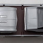 MTH 30-7694 O Gauge MTH Auto Carrier with 4 Die-Cast 1970 Chevy Nova's NIB