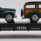 MTH 30-7662 O Gauge MTH Auto Transport Flatcar with Ertl '40 Woody Wagons LN/Box