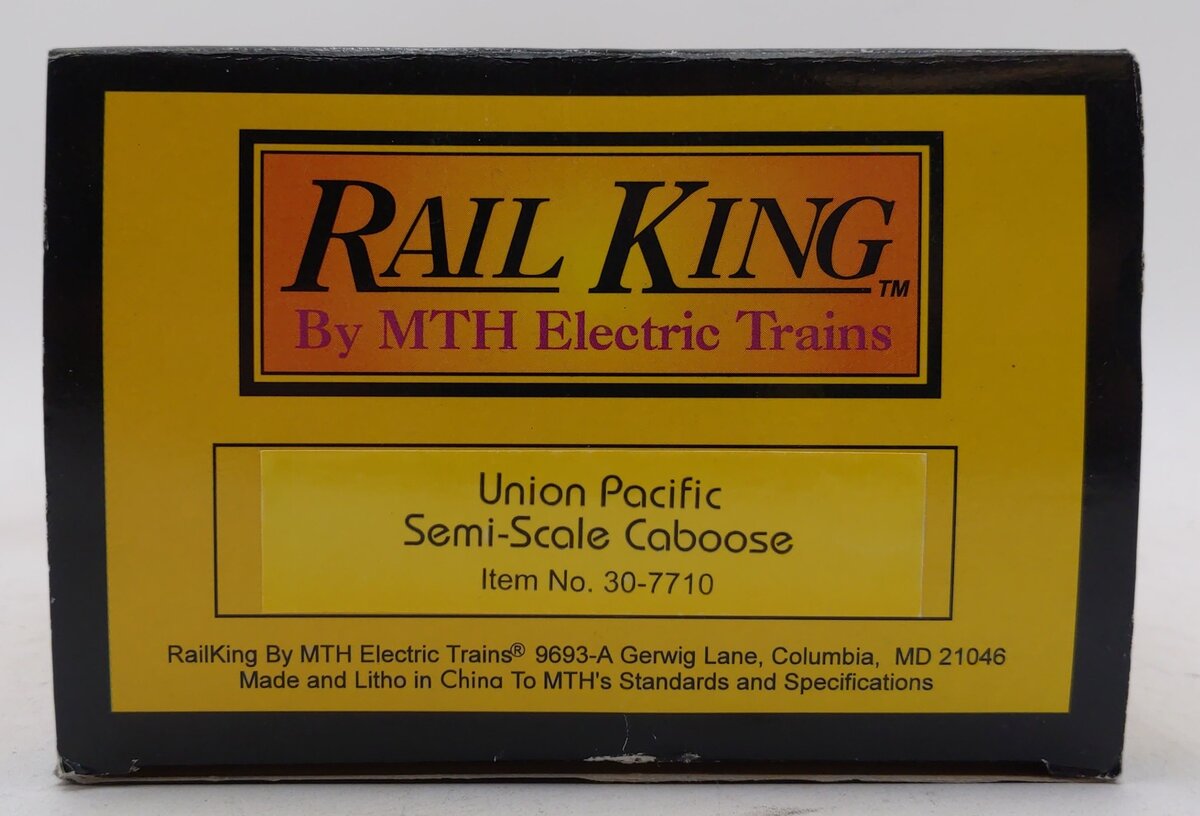 MTH 30-7710 O Gauge Union Pacific Woodside Caboose #25602 EX/Box