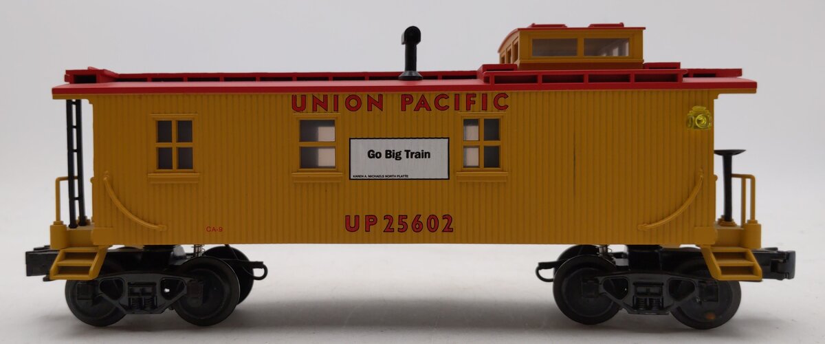 MTH 30-7710 O Gauge Union Pacific Woodside Caboose #25602 EX/Box