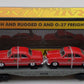 MTH 30-7623 O Gauge MTH Auto Transport Flatcar with 2 Ertl Fire Cars LN/Box