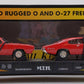 MTH 30-7639 O Gauge MTH Auto Transportation Flatcar with 2 Ertl '68 GTOs #1968 LN/Box