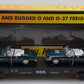 MTH 30-7670 O Gauge MTH Flatcar w/Two Ertl '67 Camaro Convertibles EX/Box