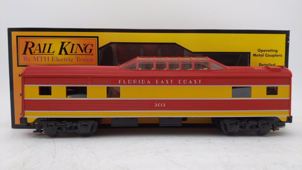 MTH 30-6042 FEC O27 Streamlined Vista Dome Car #3012 LN/Box