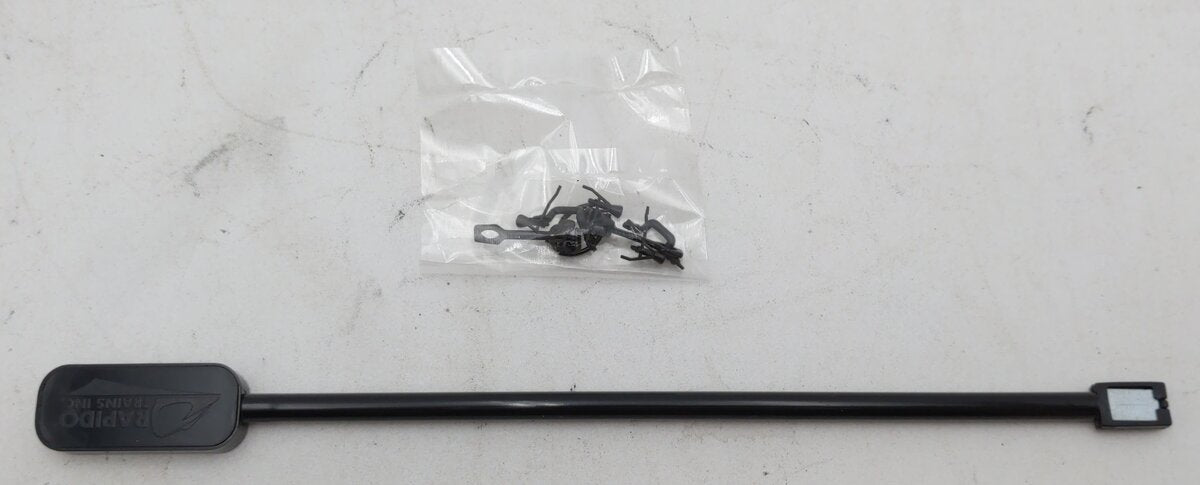 Rapido Trains 109114 HO Scale New Haven 10-Window Smoker Coach, No Skirt #8526