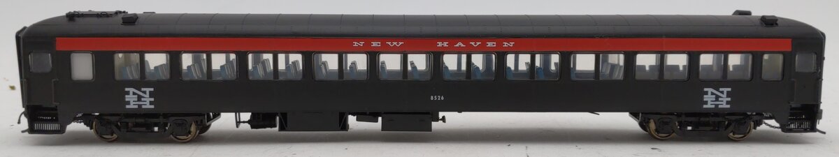 Rapido Trains 109114 HO Scale New Haven 10-Window Smoker Coach, No Skirt #8526