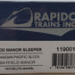 Rapido Trains 119001 HO CP Maroon Scheme Budd Manor Sleeper Car #10305