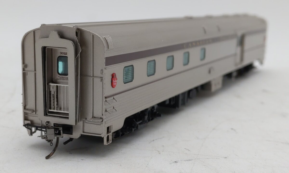 Rapido Trains 114004 HO CPR Budd Baggage-Dorm Car #3012