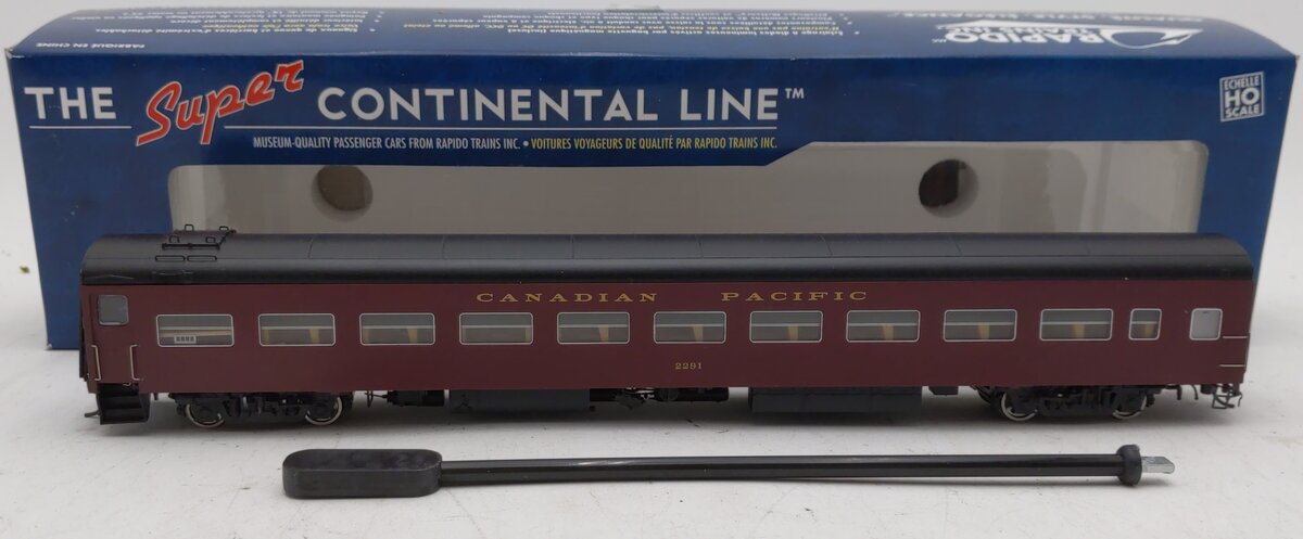 Rapido Trains 100179 HO Scale Canadian Pacific Coach Car #2291 EX/Box