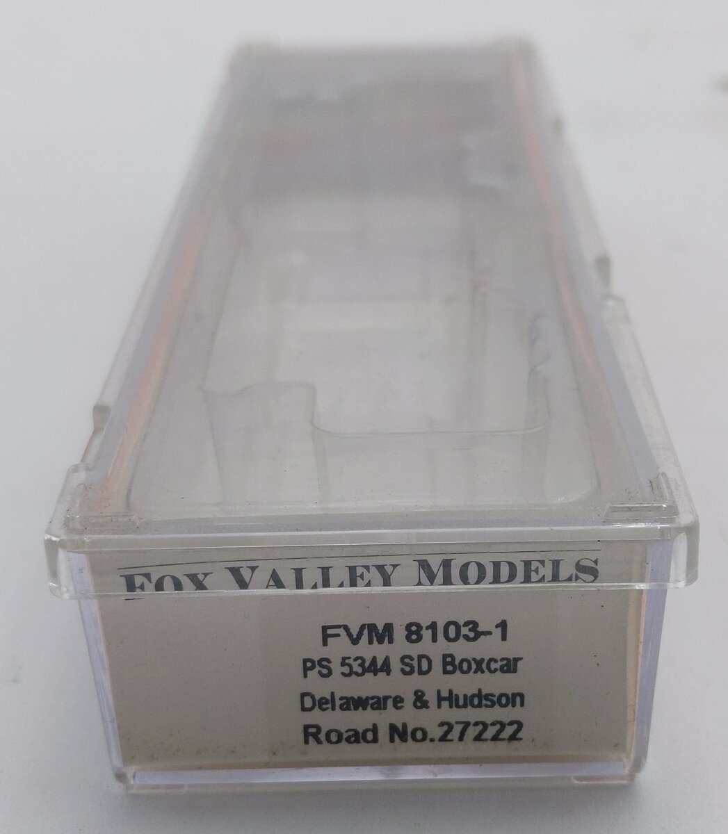 Fox Valley Models 81031 N Scale D&H Boxcar #27222