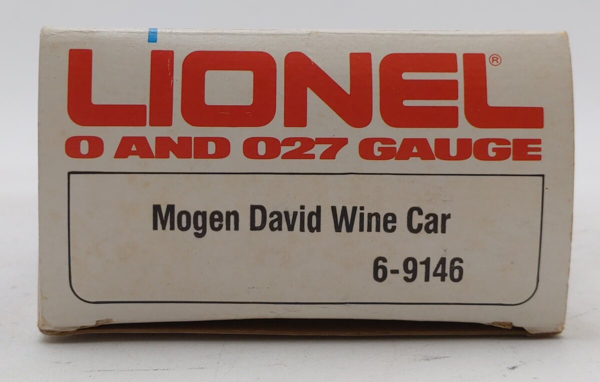 Lionel 6-9146 O Gauge Mogen David Wine Car LN/Box