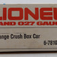 Lionel 6-7810 O Gauge Orange Crush Boxcar LN/Box