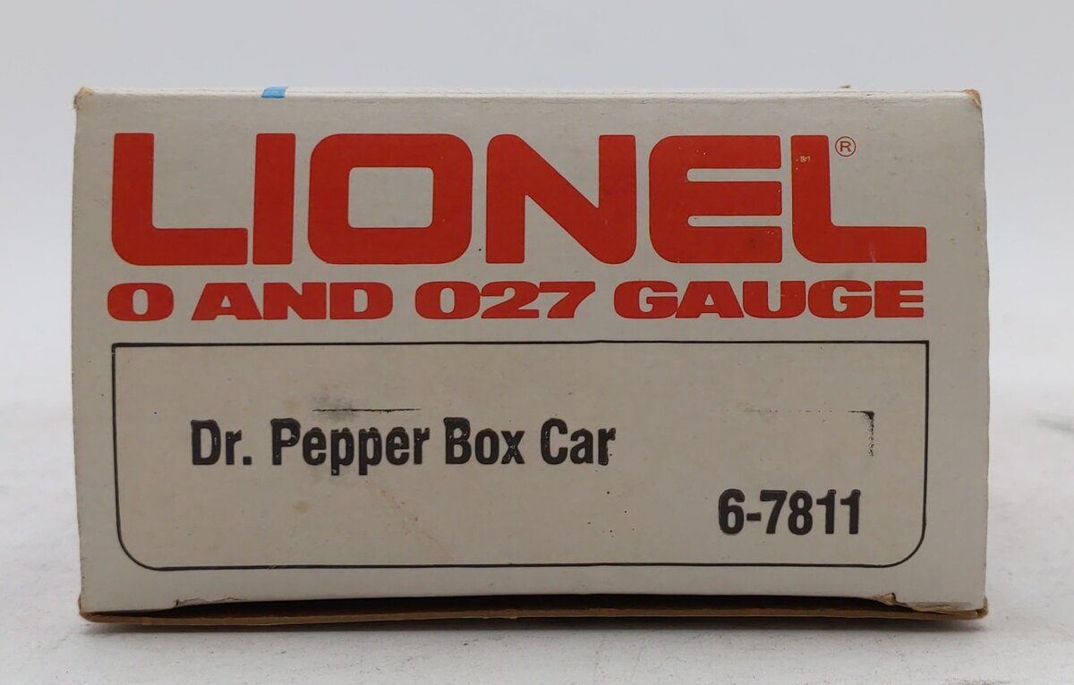 Lionel 6-7811 O Gauge Dr. Pepper Boxcar #7811 LN/Box
