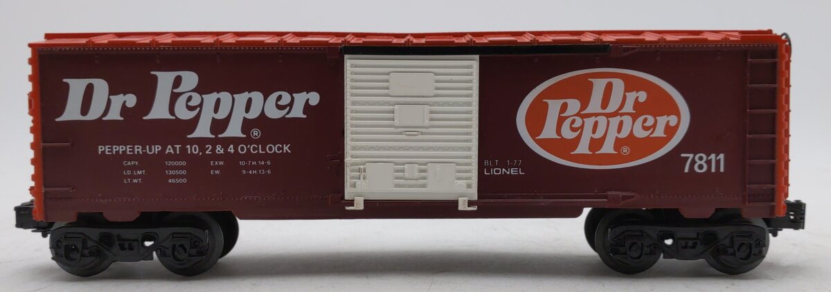 Lionel 6-7811 O Gauge Dr. Pepper Boxcar #7811 LN/Box