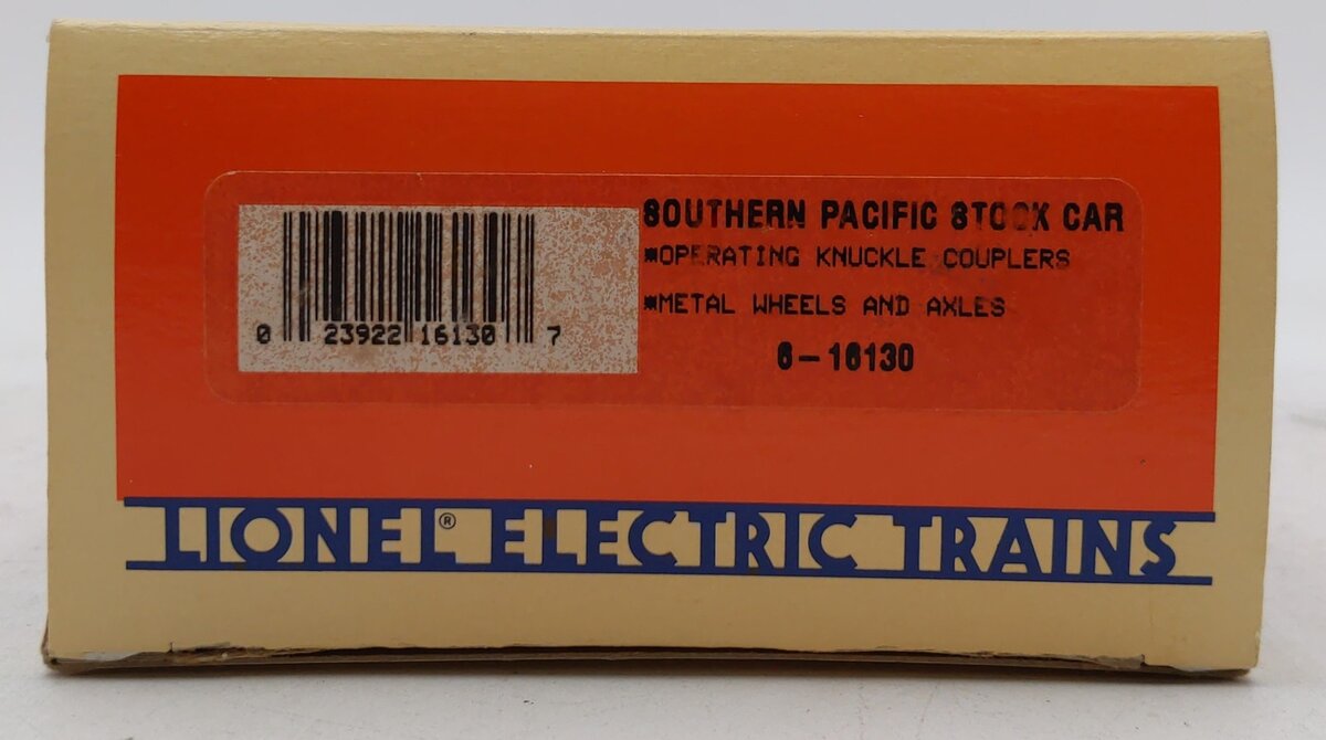 Lionel 6-16130 O Gauge Southern Pacific Stock Car #16130