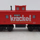 K-Line K6156- Hershey's Krackel Lighted Caboose EX