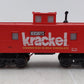 K-Line K6156- Hershey's Krackel Lighted Caboose EX