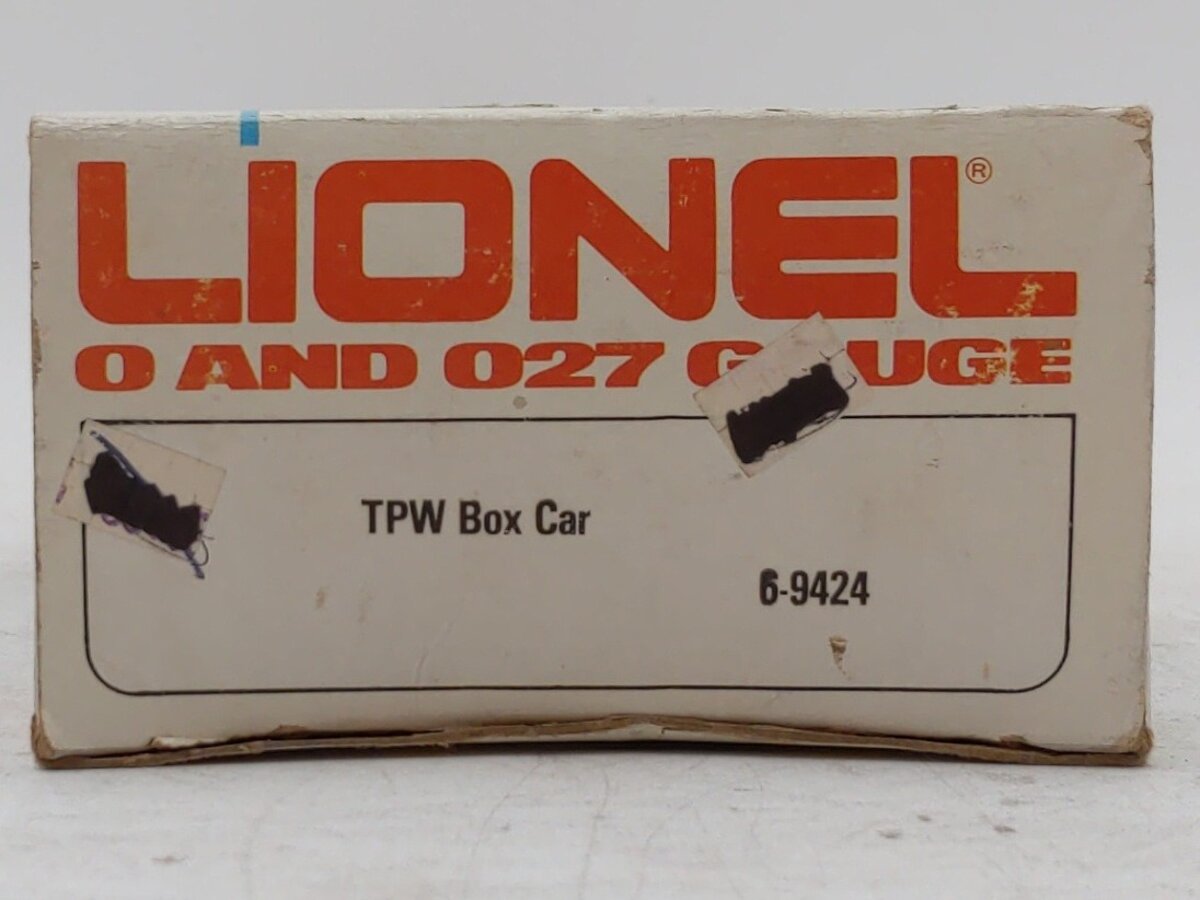 Lionel 6-9424 O Gauge Toledo, Peoria, & Western Boxcar LN/Box