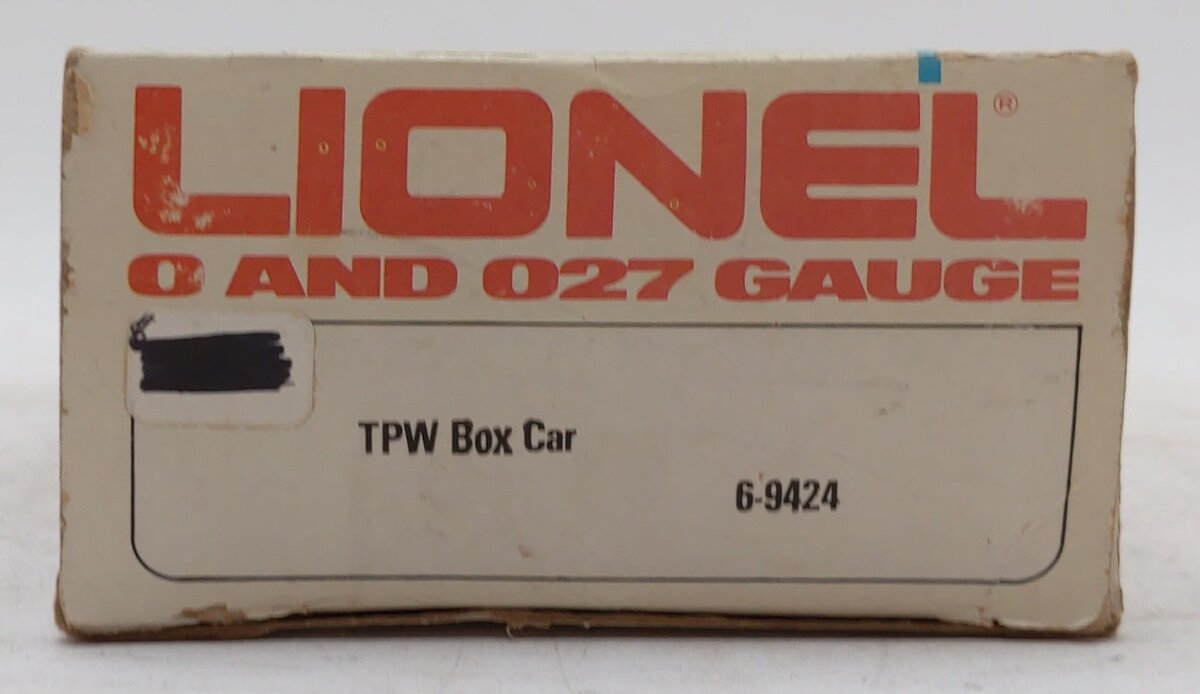 Lionel 6-9424 O Gauge Toledo, Peoria, & Western Boxcar LN/Box