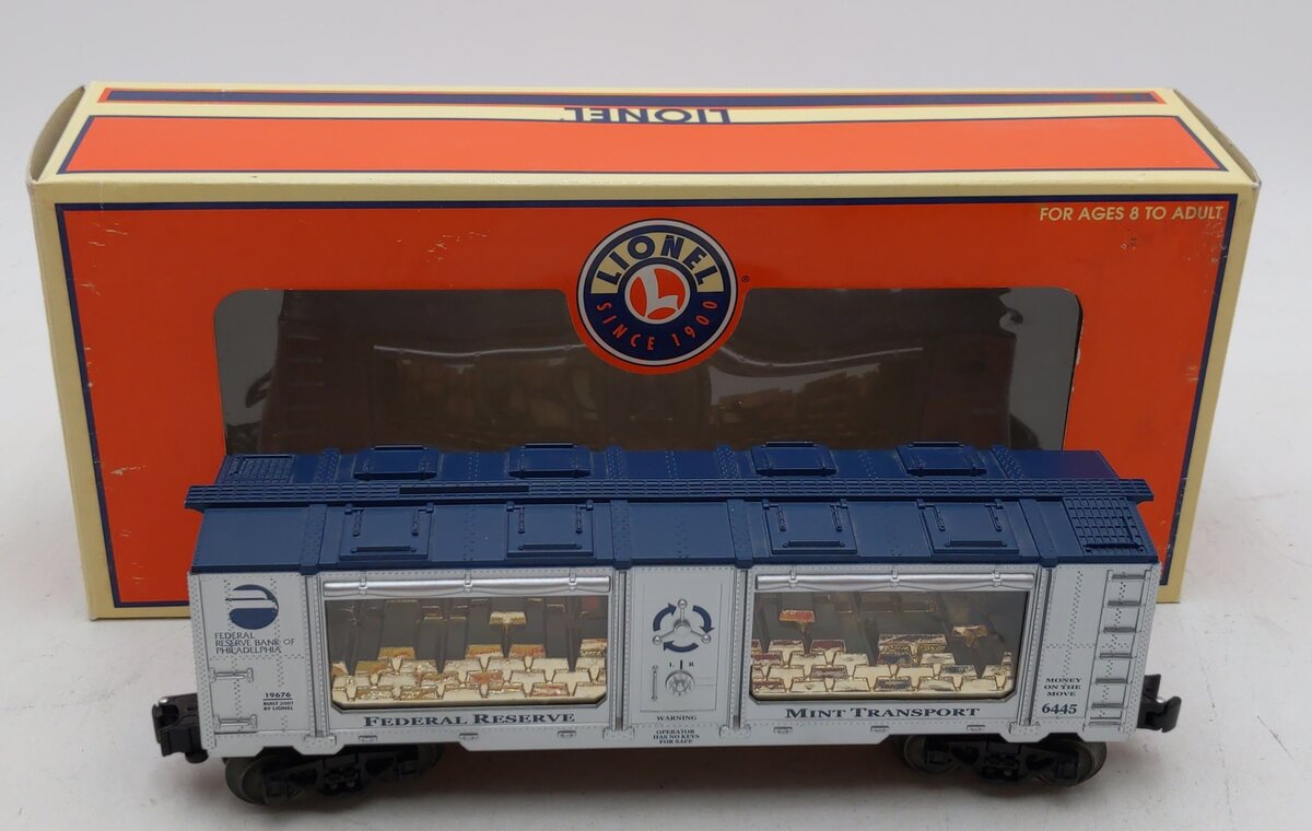 Lionel 6-19676 O Gauge Philadelphia Federal Reserve Mint Car #6445 LN/Box