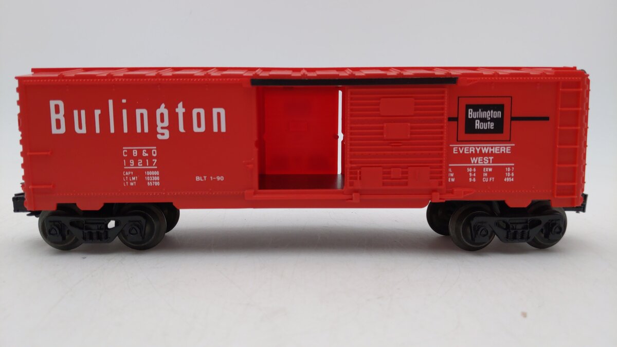 Lionel 6-19217 O Gauge Burlington Boxcar EX/Box
