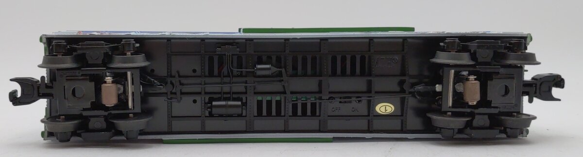 MTH 30-71155 O Christmas RailKing Boxcar w/Blinking LEDs #2023