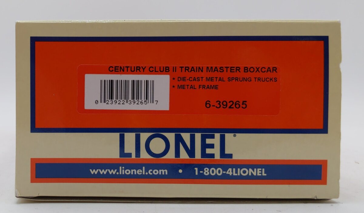 Lionel 6-39265 Century Club II Train Master Boxcar LN/Box