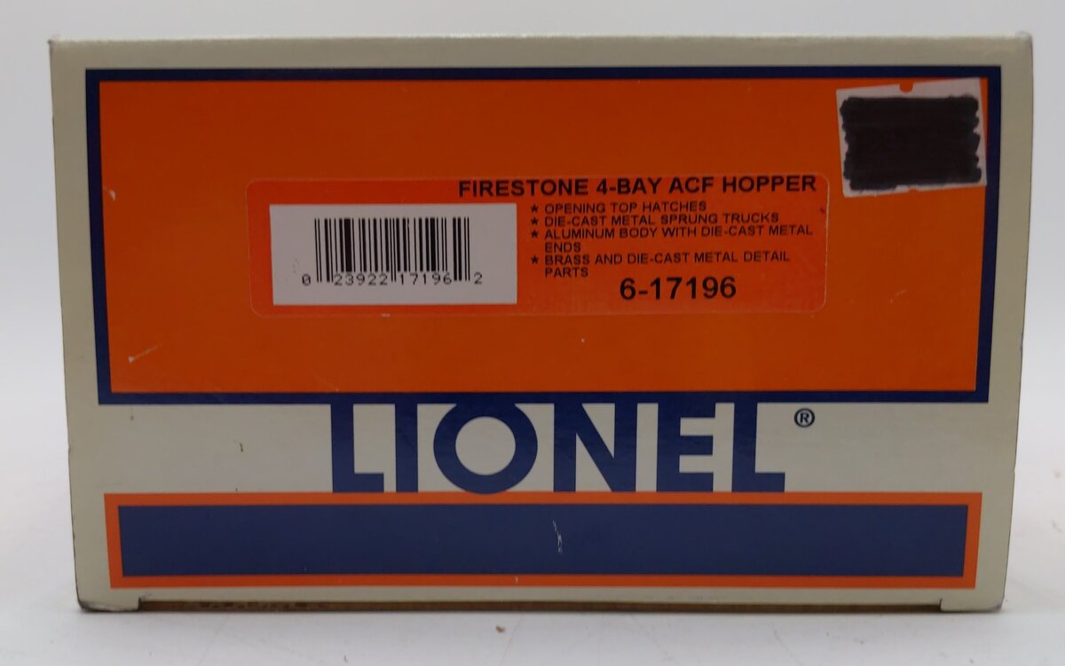 Lionel 6-17196 Firestone ACF 4-Bay Hopper #53240