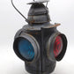 Dressel Vintage St. Louis Handlan 4-Way Railroad Switch Marker Lantern