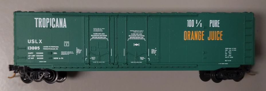 Micro-Trains 07500040 N Tropicana 50' Double Plug Door Boxcar #13085