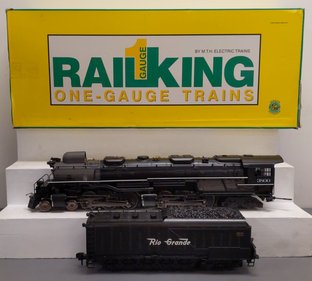 MTH 70-3014-1 Denver & Rio Grande G Scale 4-6-6-4 Challenger Engine
