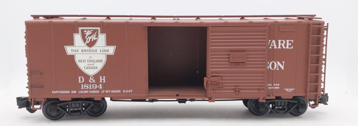 Aristo-Craft 46046C G Delaware & Hudson Steel Boxcar #18194 LN/Box