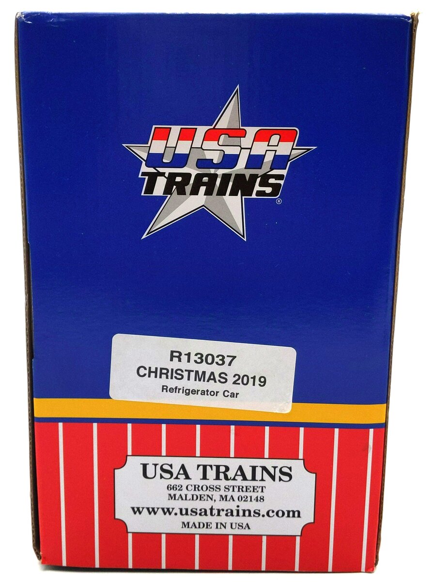 USA Trains R13037 G 2019 Christmas Reefer Car