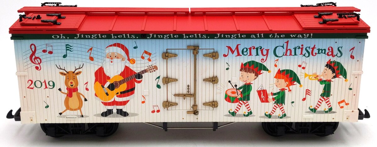 USA Trains R13037 G 2019 Christmas Reefer Car
