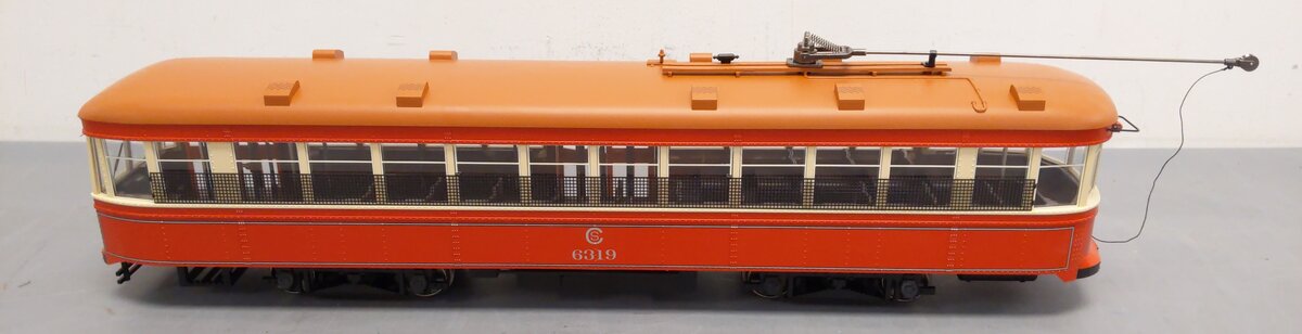 Bachmann 91704 G Chicago Surface Lines Peter Witt Streetcar #6319